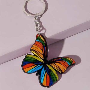 Butterfly Charm Keychain New